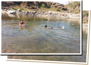 Swimming and Picnic at the river
