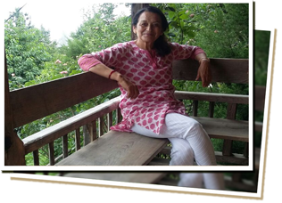 Meenakshi Jhina, Host at the Apple Orchard cottages