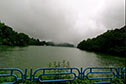 The Bhimtal Lake in the monsoon