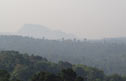 View of the Western Ghats from the rubber estates