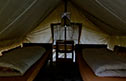 Interior of the Swiss tents
