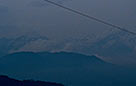 Fleeting glimpse of Mt Kanchenjunga