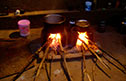 Listen to folk tales over night cooking and bonfires