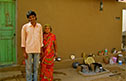 Hosts, Maliram-ji and Manjoo didi at the farm